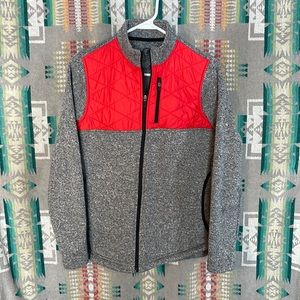 ZYIA Red Quilted Ash Cabin Jacket